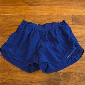 Lululemon Athletica Blue Athletic Shorts with Reflective Trim